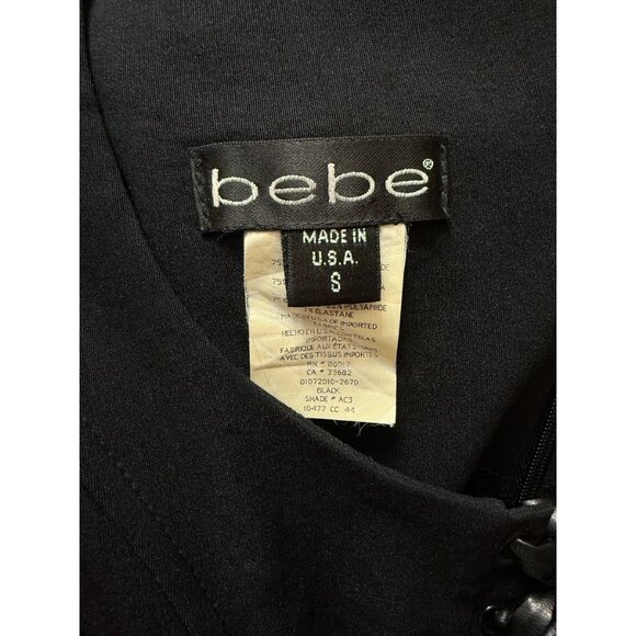 SOLD: Vintage 2000's Bebe Black Corset Top sz S - Picture 6 of 6